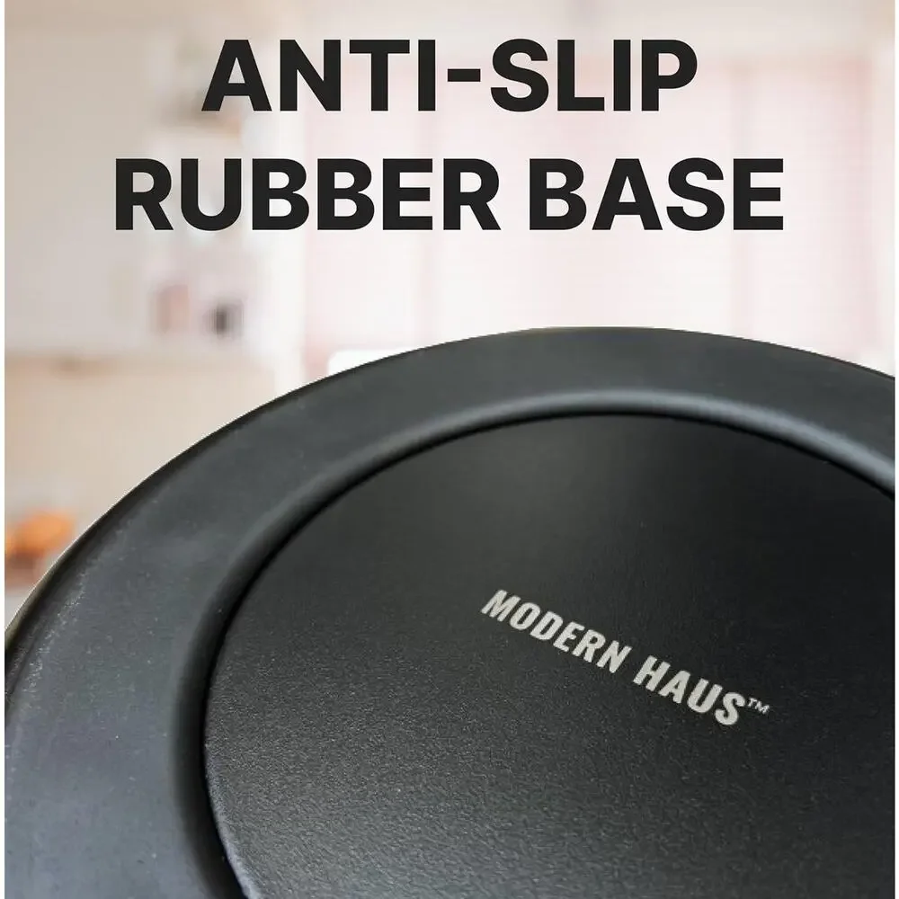 Modern Haus - Slow Feeder Pet Bowl, 32oz (4 Cups) with Removable Insert Black